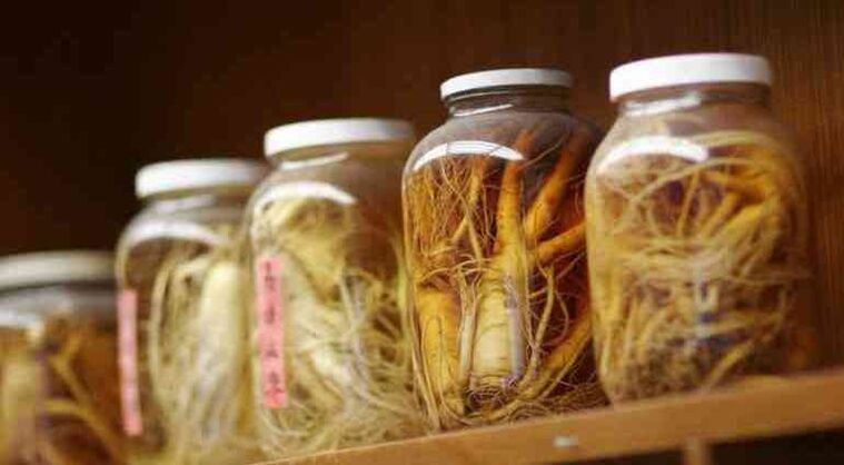 Colored ginseng to increase male potency